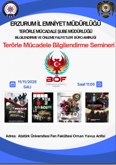 Terörle Mücadele Bilgilendirme Semineri