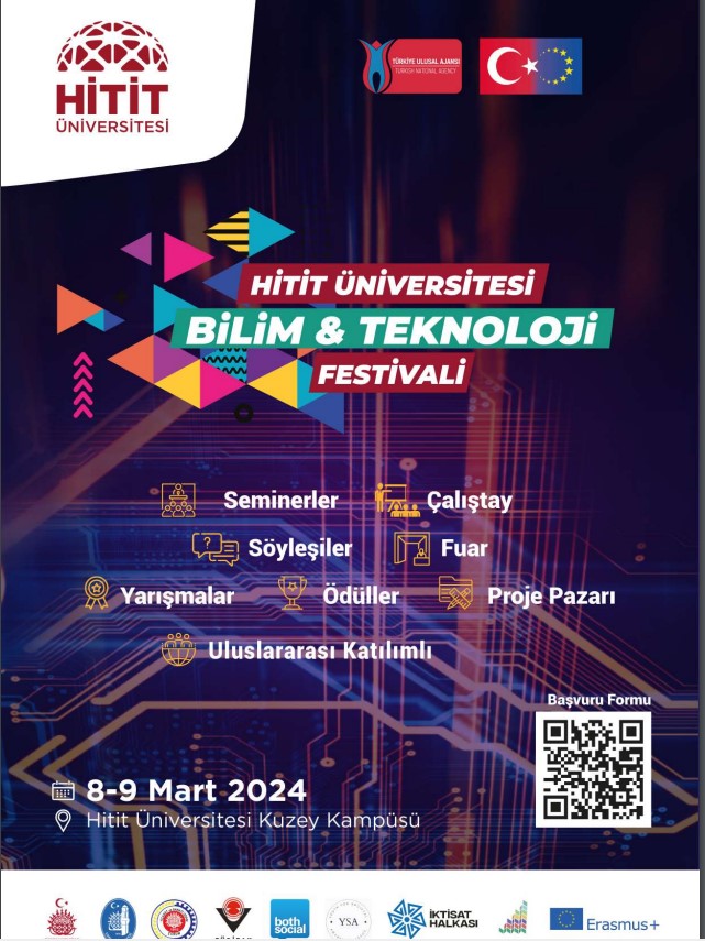 Hitit Üniversitesi tarafından "Bilim ve Teknoloji Festivali" düzenlenecektir. Konu ile ilgili yazı ekte yer almaktadır