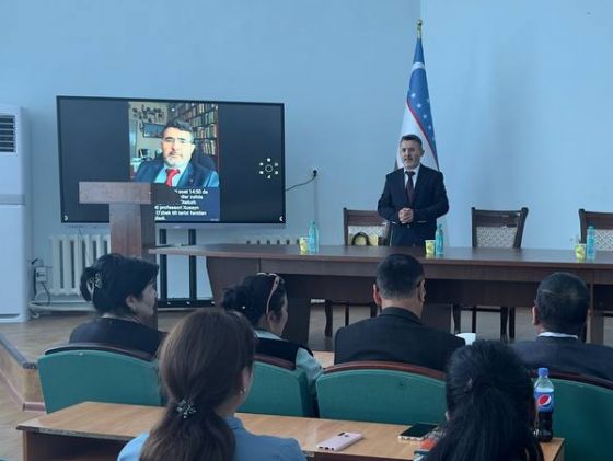 Prof. Dr. Hüseyin Baydemir Özbekistan’da Ders Anlattı