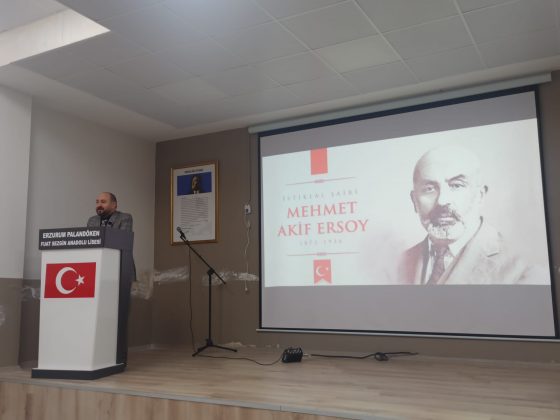Prof. Dr. Sedat ADIGÜZEL, “12 Mart İstiklal Marşı’nın Kabulü ve Mehmet Akif’i Anma Programı”nda konuşma gerçekleştirdi