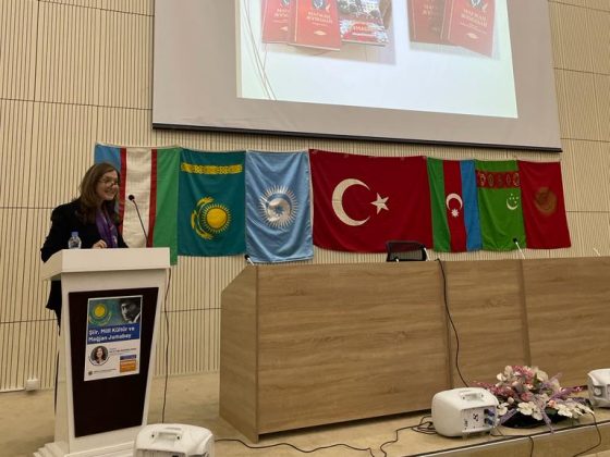 Prof. Dr. Hülya Kasapoğlu Çengel Tarafından “Şiir, Millî Kültür ve Mağjan Jumabay” Konulu Konferans Verildi