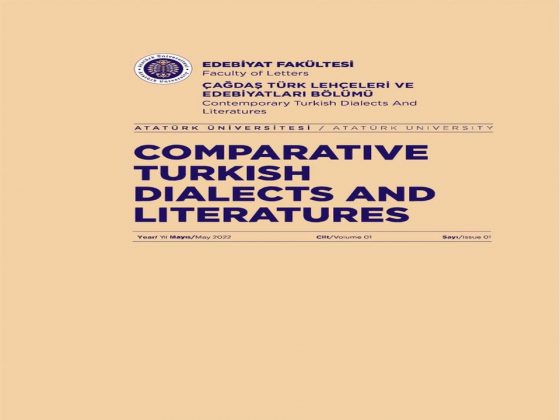 “Comparative Turkish Dialects and Literatures” Dergipakta