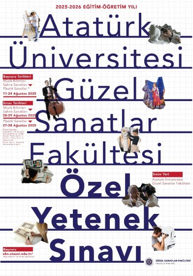 Güzel Sanatlar Fakültesi 2025-2026 Eğitim Öğretim Yılı Özel Yetenek Sınavı