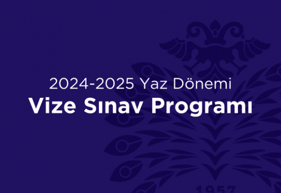 2024-2025 Yaz Okulu Vize Sınav Programı