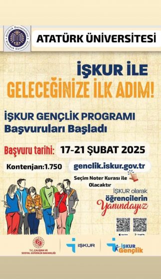 İŞKUR GENÇLİK PROGRAMI BAŞVURULARI BAŞLADI!