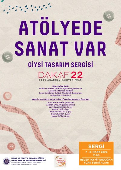 “Atölye ‘de  Sanat Var” DAKAF’22 Karma Sergisi Hakkında