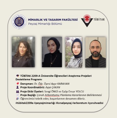 Bölümümüzden TÜBİTAK 2209-A Kapsamında Proje Başarısı