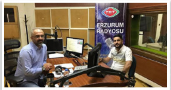 Dr.Öğr.Üyesi Muhammed Taşkesenligil TRT Erzurum Radyosunda