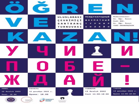 Uluslarası Çevrimiçi Santranç Turnuvası “ Öğren ve Kazan!”
