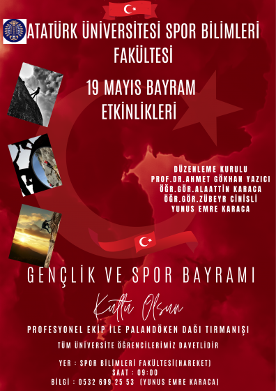 19 MAYIS BAYRAM ETKİNLİKLERİ