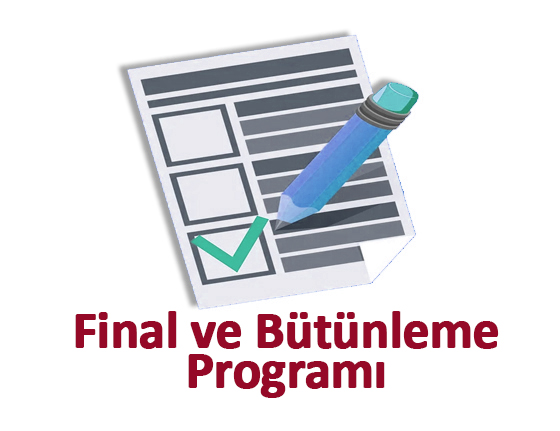 2024-2025 Eğitim Öğretim Yılı Güz Yarıyılı Final ve Bütünleme Sınav Takvimi