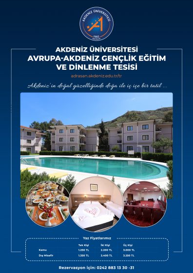 Akdeniz Üniversitesi Adrasan Tesisi Daveti