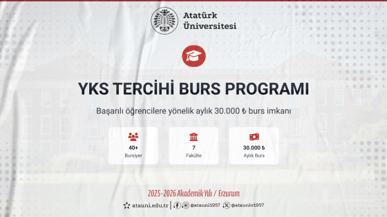 YKS’de Başarı, Atatürk Üniversitesinde Ödüllendiriliyor!