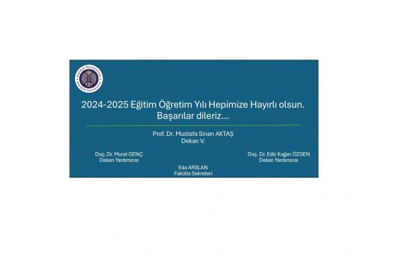 2024-2025 Eğitim Öğretim Yılı Hepimize Hayırlı Olsun. Başarılar Dileriz…