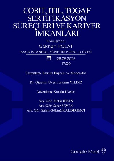 COBIT, ITIL, TOGAF SERTİFİKASYON SÜREÇLERİ VE KARİYER İMKANLARI